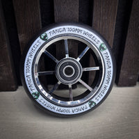 Panda Spoked V2 100mm Stunt Scooter Rolle - Chrome-ScootWorld.de