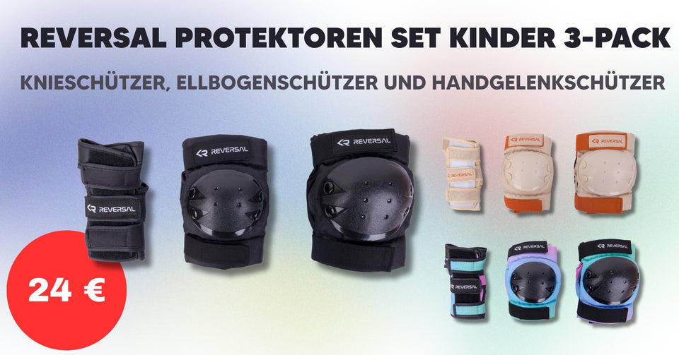 protektoren set kinder 3 pack - knieschützer, ellbogenschützer und handgelenkschützer