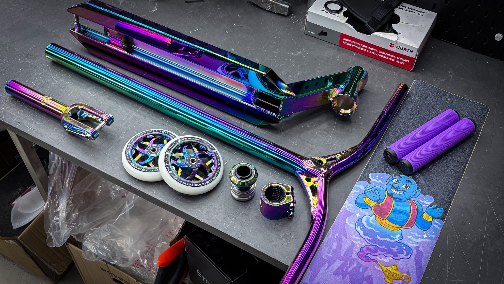 stunt scooter teile kaufen - scooter lenker, rollen, stunt scooter deck, stunt scooter grips, stunt scooter griptape