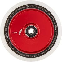 Striker Lighty Fullcore V3 White PU 110mm Stunt Scooter Rolle - Red-ScootWorld.de