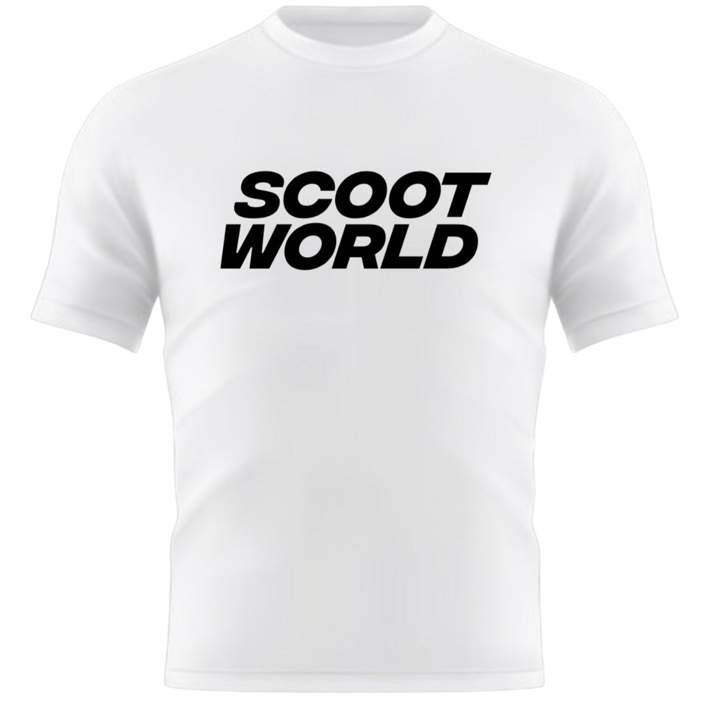 ScootWorld Big Logo Tshirt - Weiß-ScootWorld.de