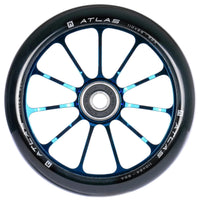 Ethic Atlas Stunt Scooter Rolle - Chrome Blau-ScootWorld.de