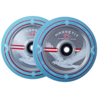 Striker BGSEAKK Magnetit Signature 110mm Stunt Scooter Rollen 2-Pack - Teal-ScootWorld.de