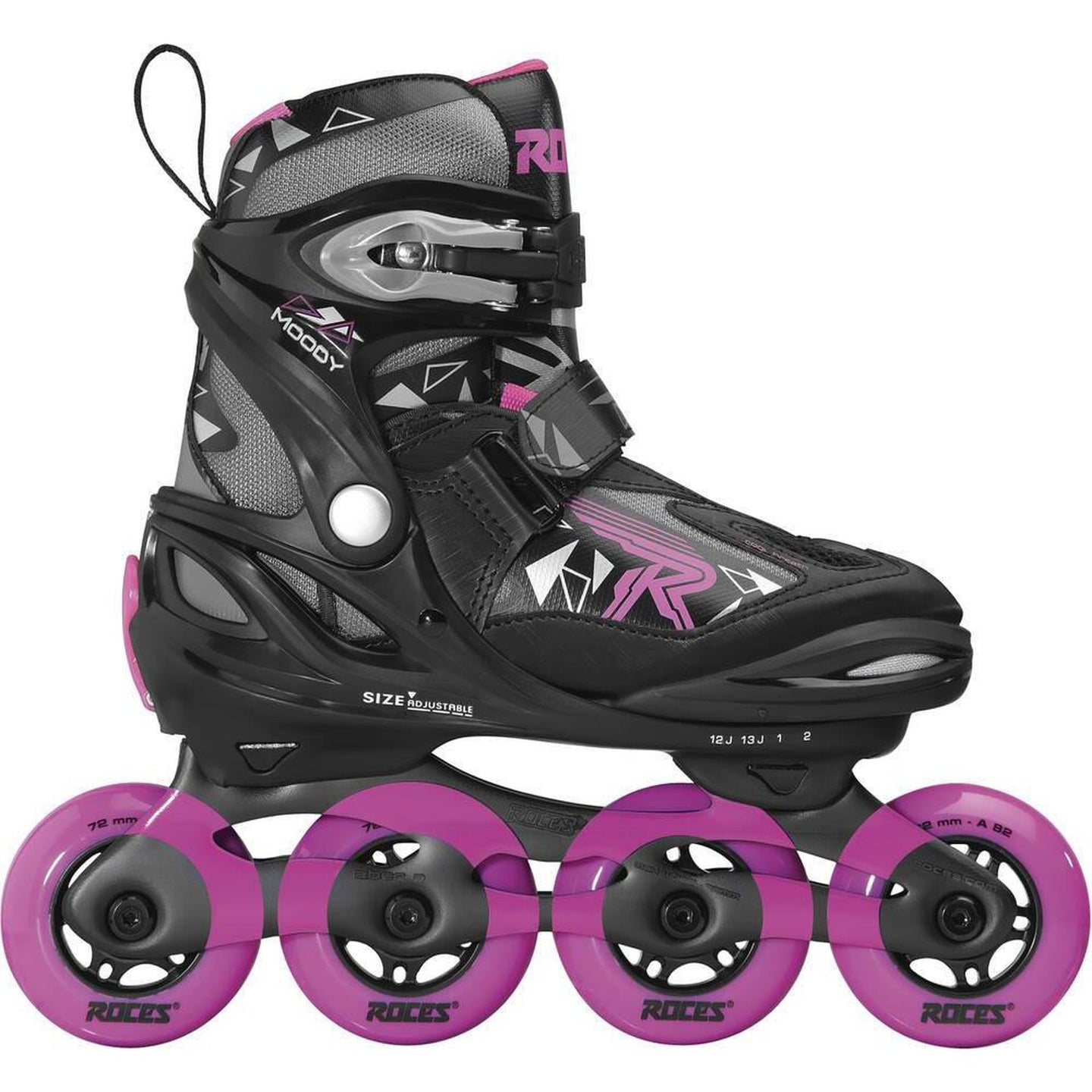 Roces Moody TIF Inline Skates Mädchen - Schwarz-ScootWorld.de
