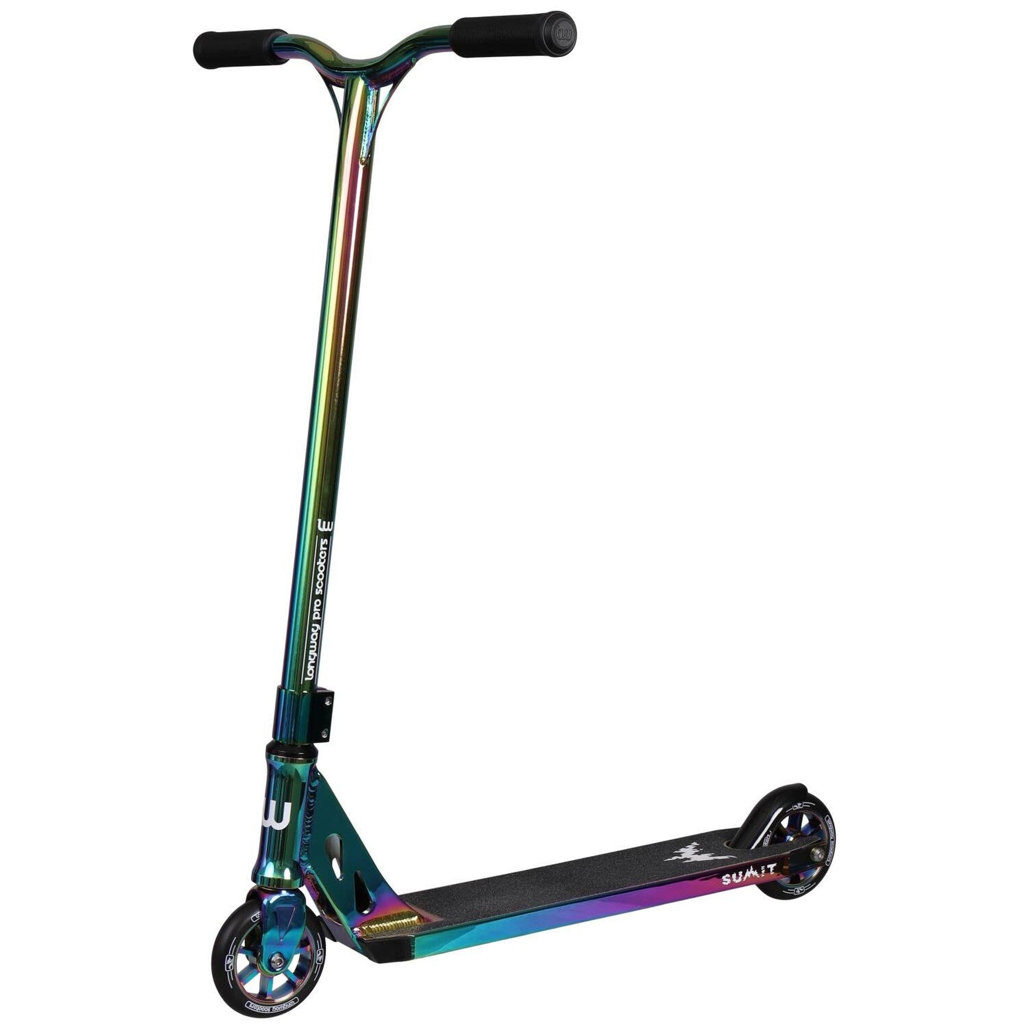 Longway Summit 2K19 Stunt Scooter Full Neochrome Rainbow Oilslick Longway Summit 2K19 Stunt Scooter Full Neochrome Rainbow Oilslick