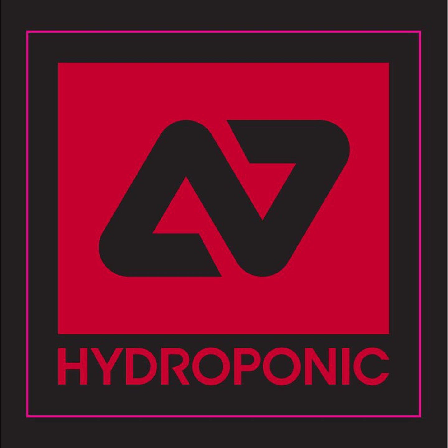 Hydroponic Logo Sticker - Rot-ScootWorld.de