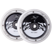 Striker BenJ Friant No Limit Signature Stunt Scooter Rollen 2-Pack - Weiß/Schwarz-ScootWorld.de