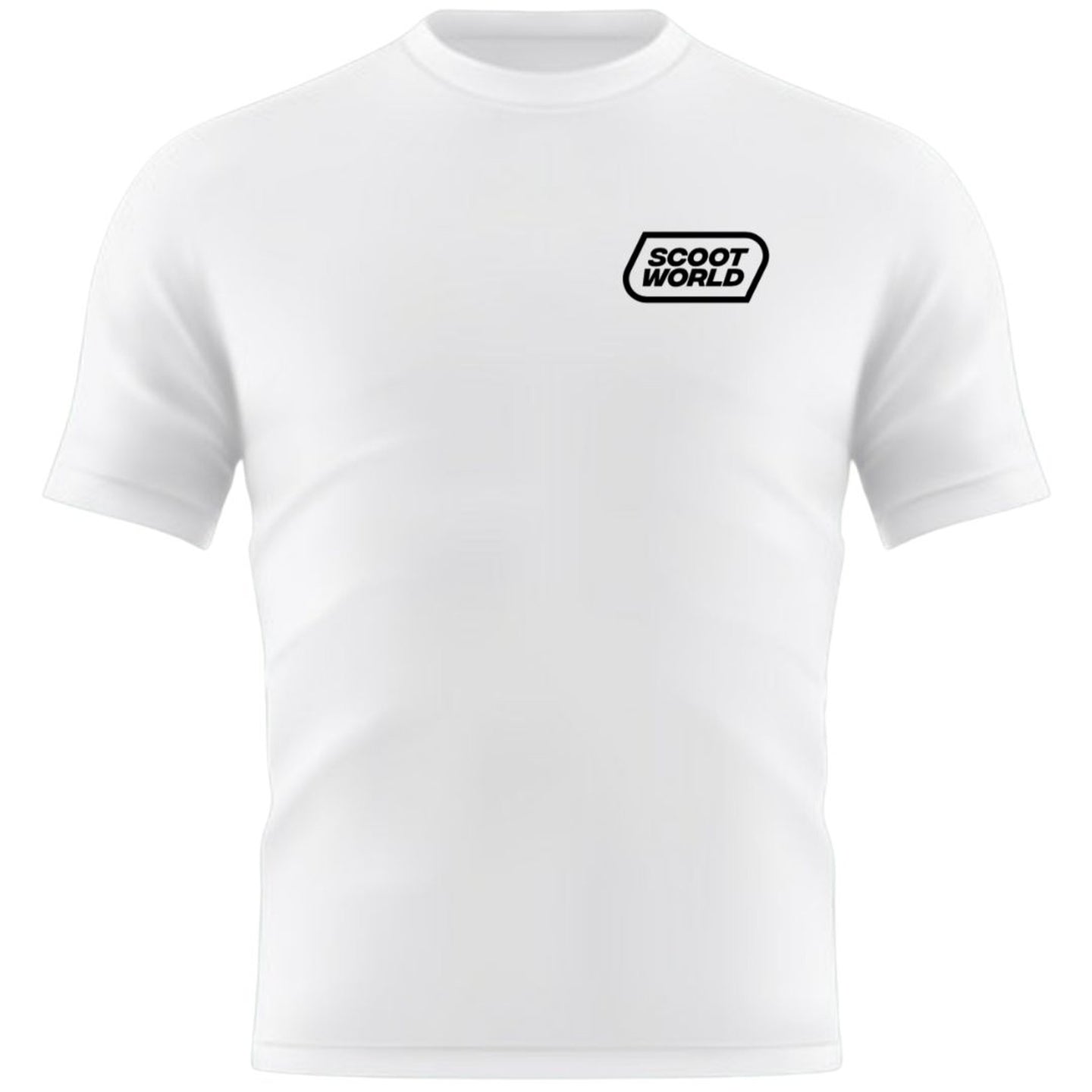 ScootWorld SW Logo Tshirt - Weiß-ScootWorld.de