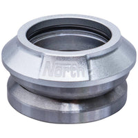 North Star Integrated Stunt Scooter Headset - Matte Silver-ScootWorld.de