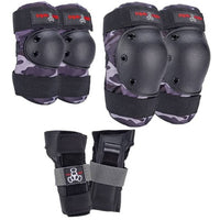 Triple Eight Protektoren Set 3-Pack - Charcoal Camo-ScootWorld.de