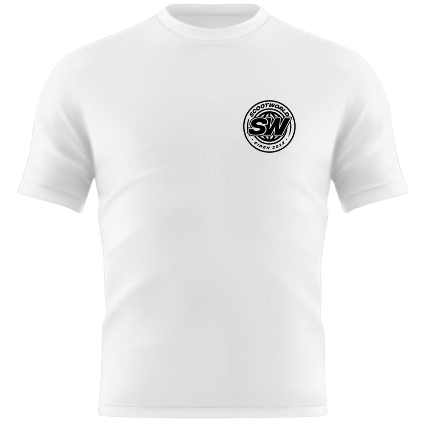 ScootWorld Small Chest Batch Logo Tshirt - Weiß-ScootWorld.de