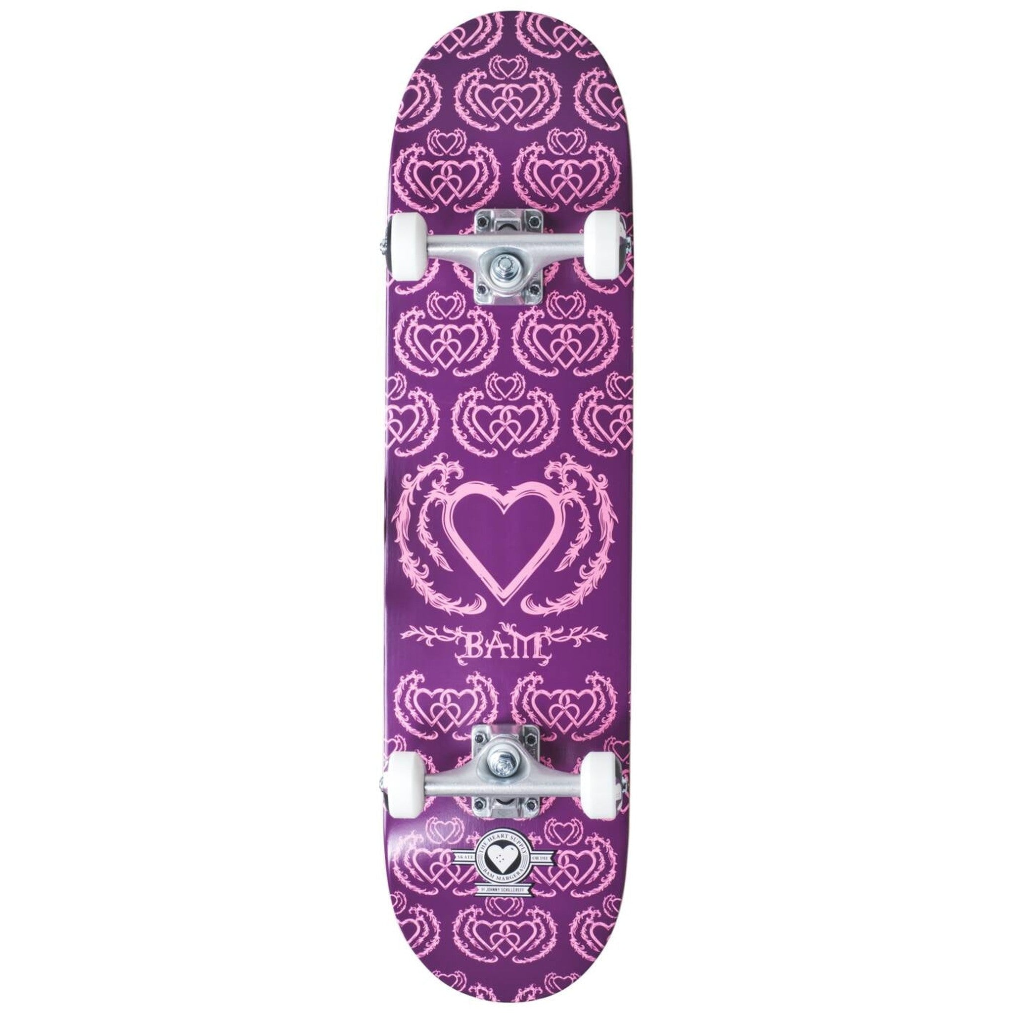 Heart Supply Bam Pro Skateboard Komplettboard - United (Purple)-ScootWorld.de