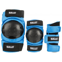 Bullet Junior Triple Padset Protektoren Set - Blue-ScootWorld.de