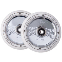 Striker BenJ Friant No Limit Signature Stunt Scooter Rollen 2-Pack - Weiß/Chrome-ScootWorld.de