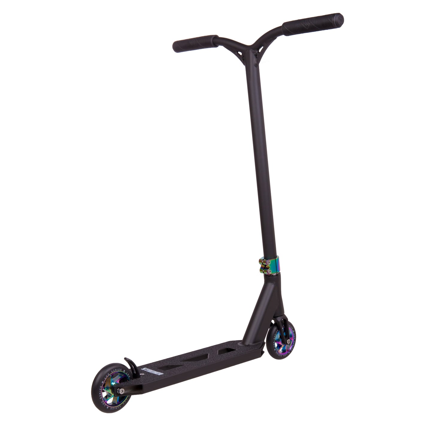 Striker Lux Stunt Scooter - Schwarz/Regenbogen-ScootWorld.de