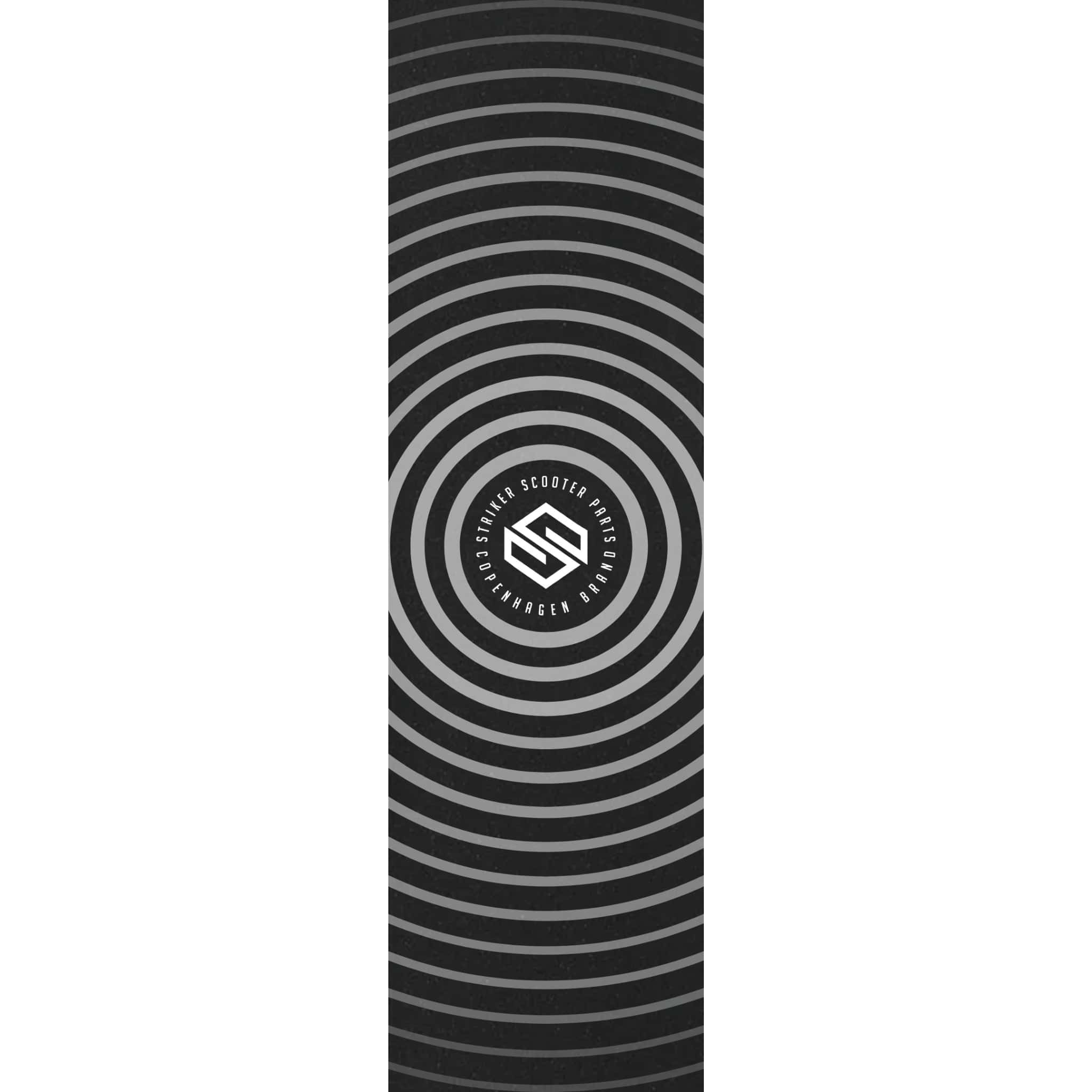 Striker 6.5" Stunt Scooter Griptape - Rings Grey-ScootWorld.de