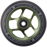Striker Gravis Spoked 110mm Stunt Scooter Rolle - Armeegrün-ScootWorld.de
