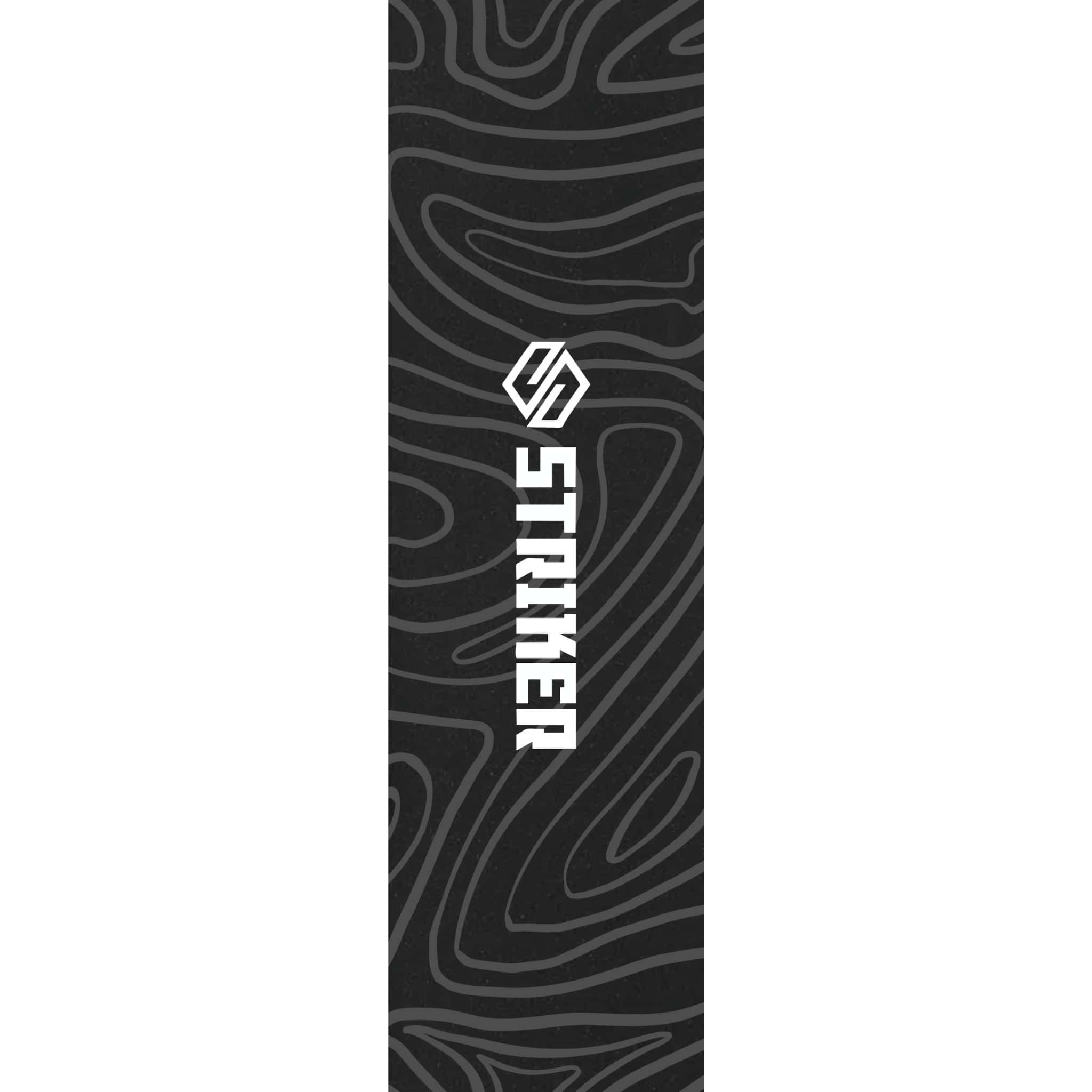 Striker 6.5" Stunt Scooter Griptape - Topo Swirl Grey-ScootWorld.de