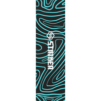 Striker 6.5" Stunt Scooter Griptape - Topo Swirl Teal-ScootWorld.de