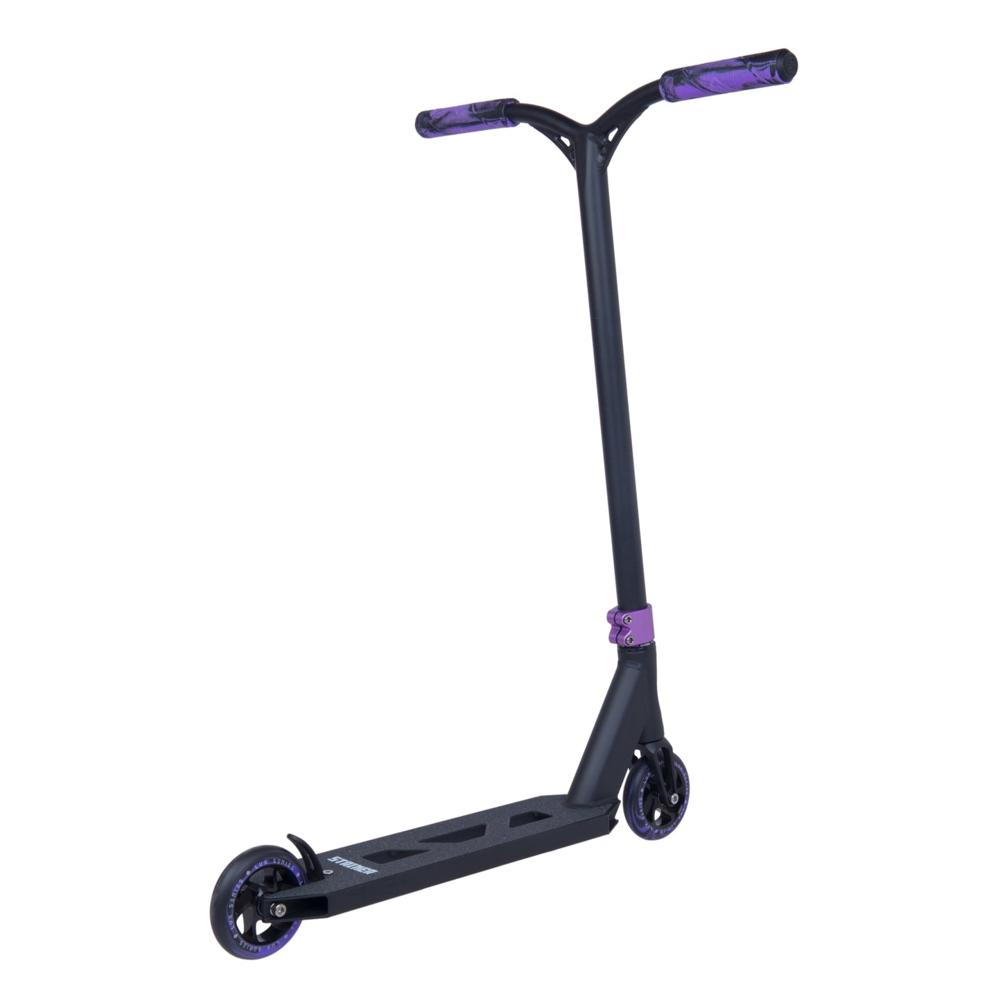 Striker Lux Youth Stunt Scooter - Black/Purple-ScootWorld.de