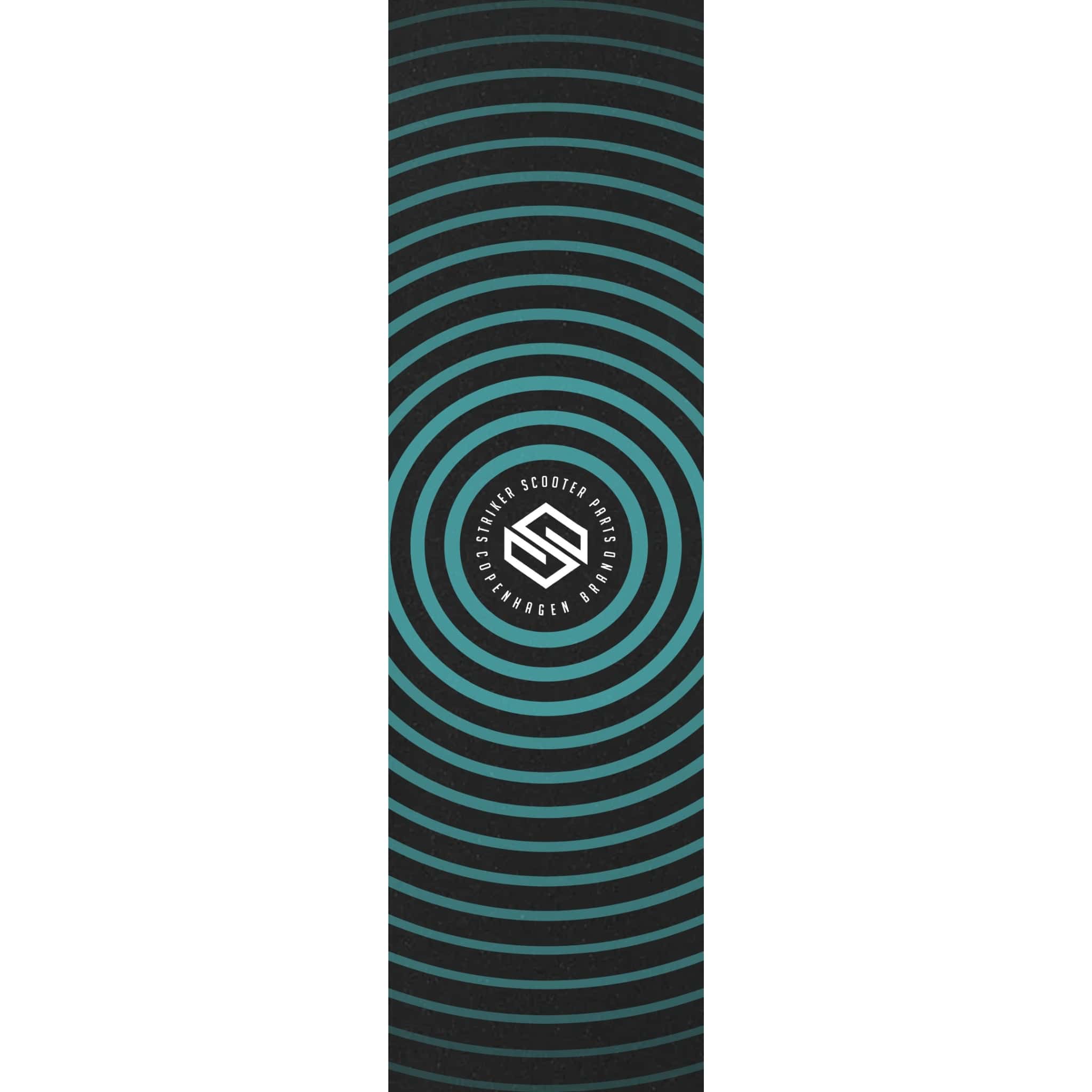 Striker 6.5" Stunt Scooter Griptape - Rings Teal-ScootWorld.de