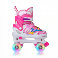 VENOR Ignite LED Side-By-Side Rollschuhe - Glänzendes Rosa-ScootWorld.de
