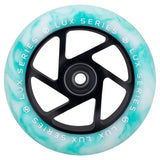 Striker Lux Spoked 110mm Stunt Scooter Rolle - Weiß/Türkis-ScootWorld.de