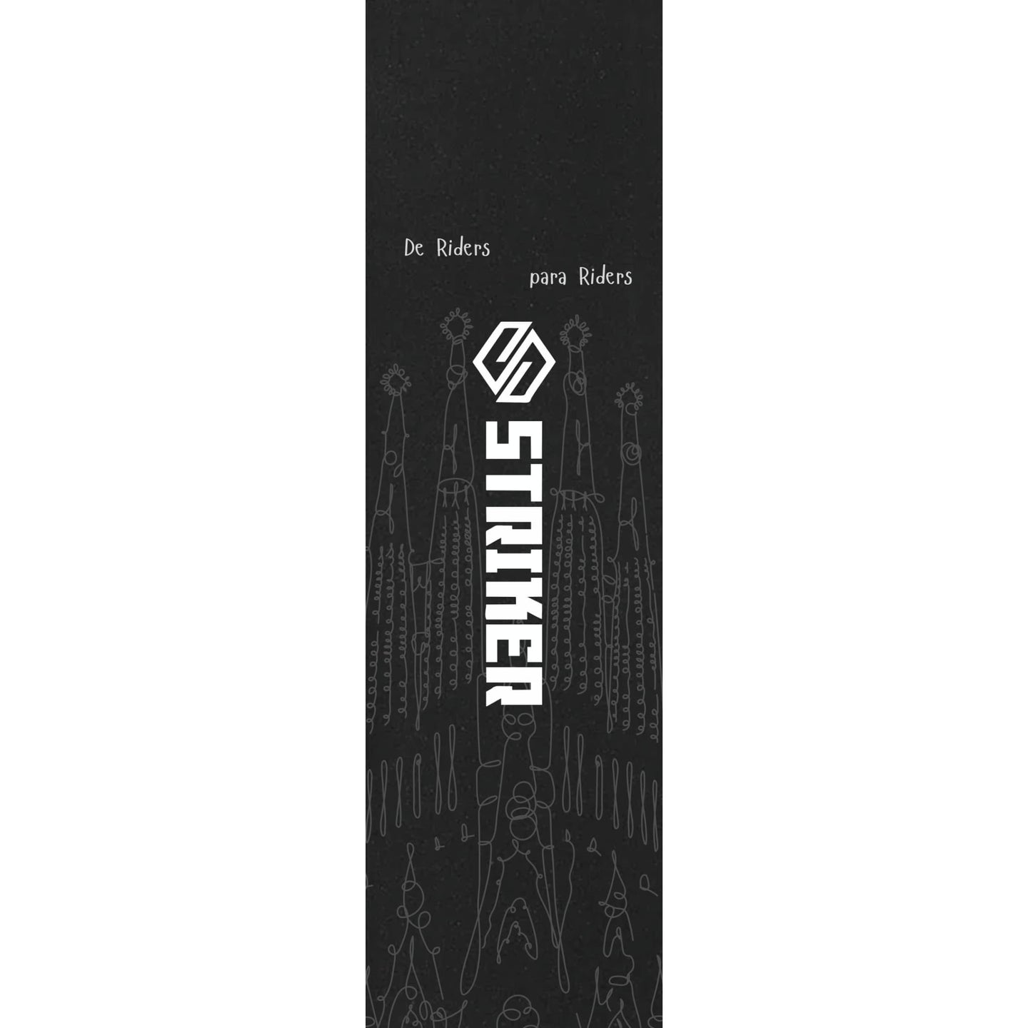 Striker 6.5" Stunt Scooter Griptape - De Riders Para Riders-ScootWorld.de