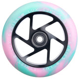 Striker Lux Spoked 110mm Stunt Scooter Rolle - Pink/Türkis-ScootWorld.de