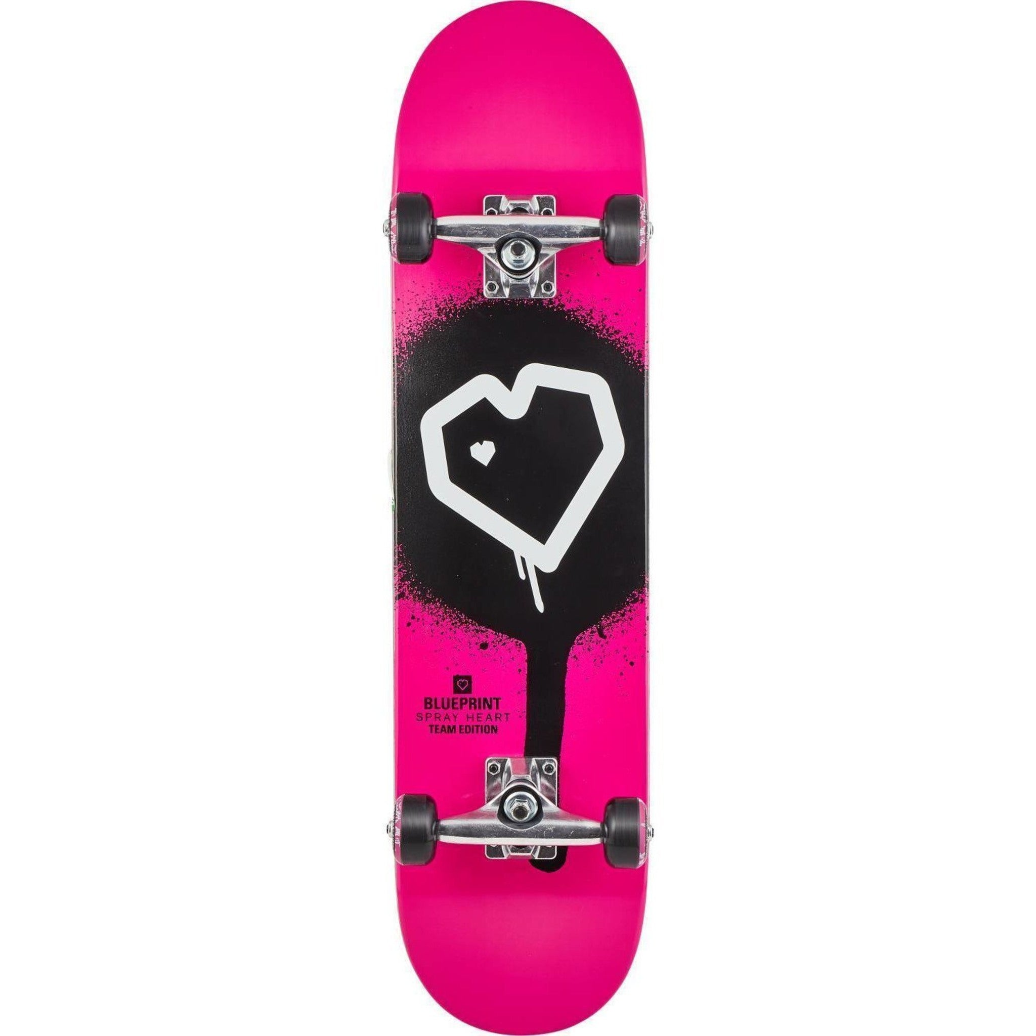 Blueprint Spray Heart Skateboard Komplettboard-ScootWorld.de