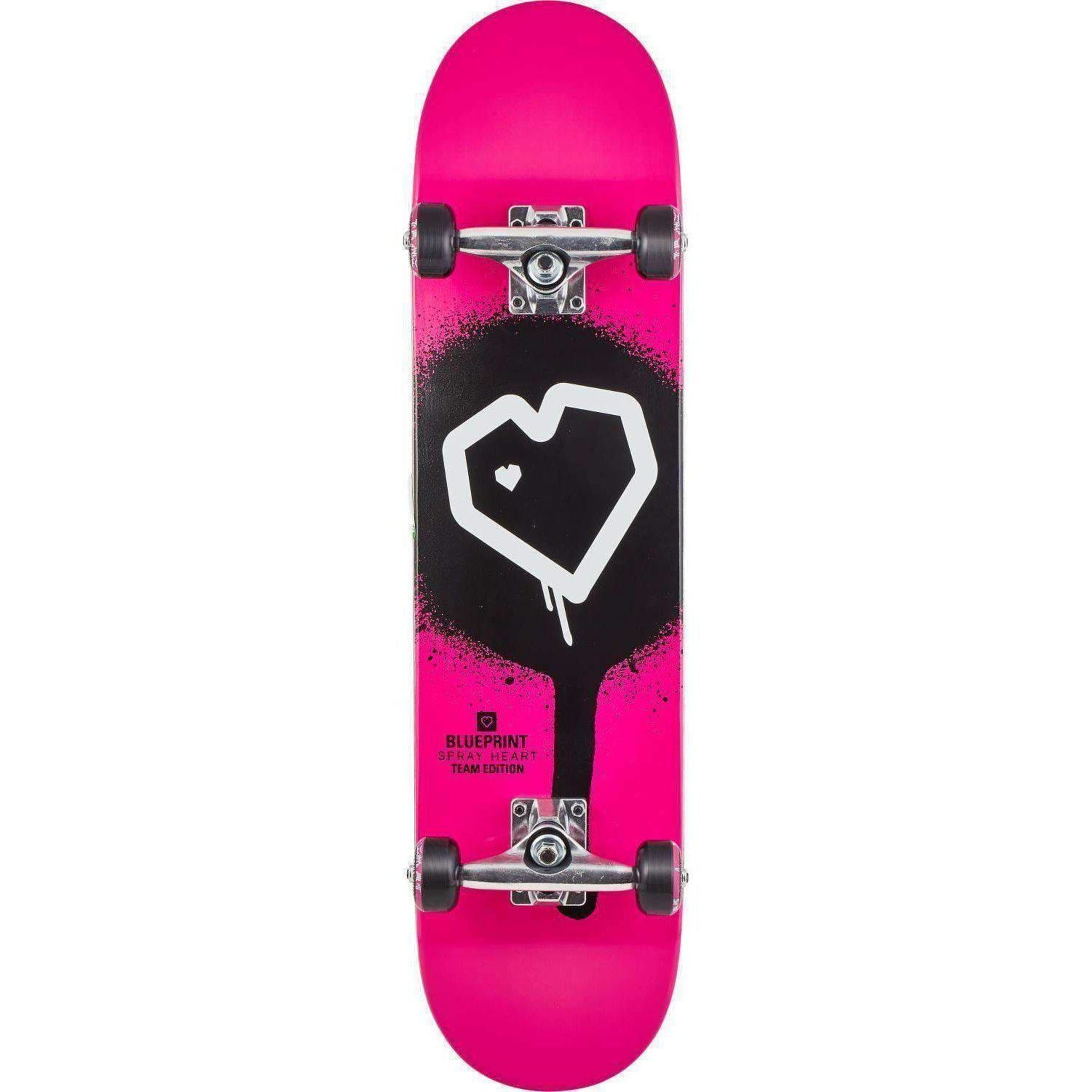 Blueprint Spray Heart Skateboard Komplettboard-ScootWorld.de