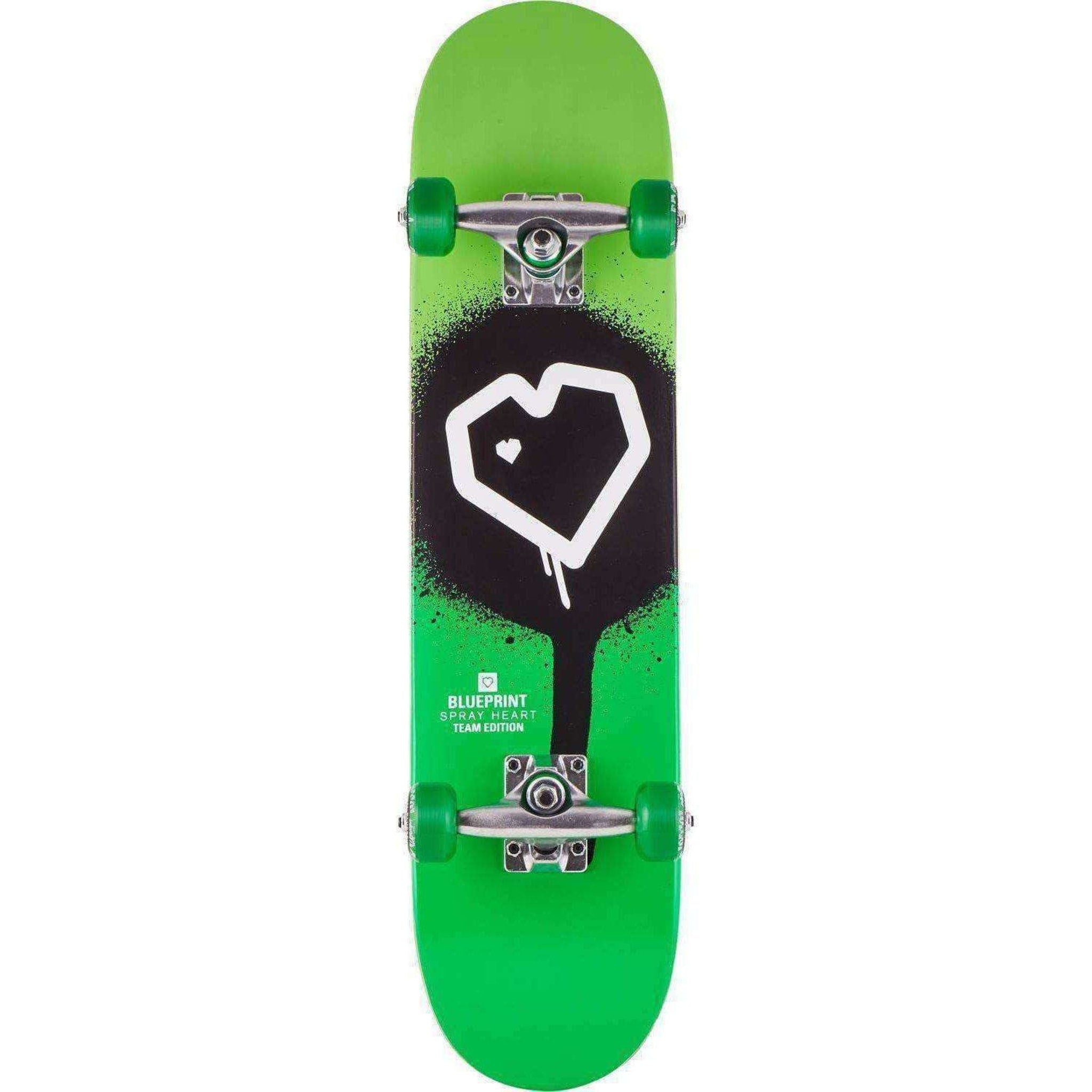 Blueprint Spray Heart Skateboard Komplettboard-ScootWorld.de