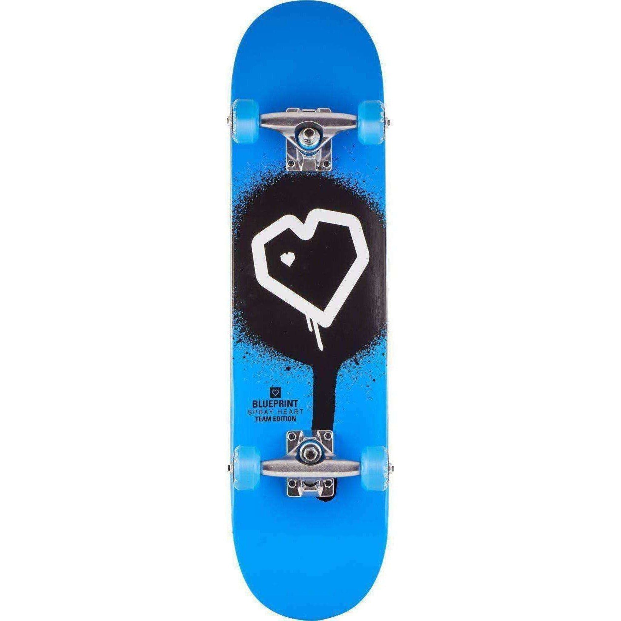 Blueprint Spray Heart Skateboard Komplettboard-ScootWorld.de