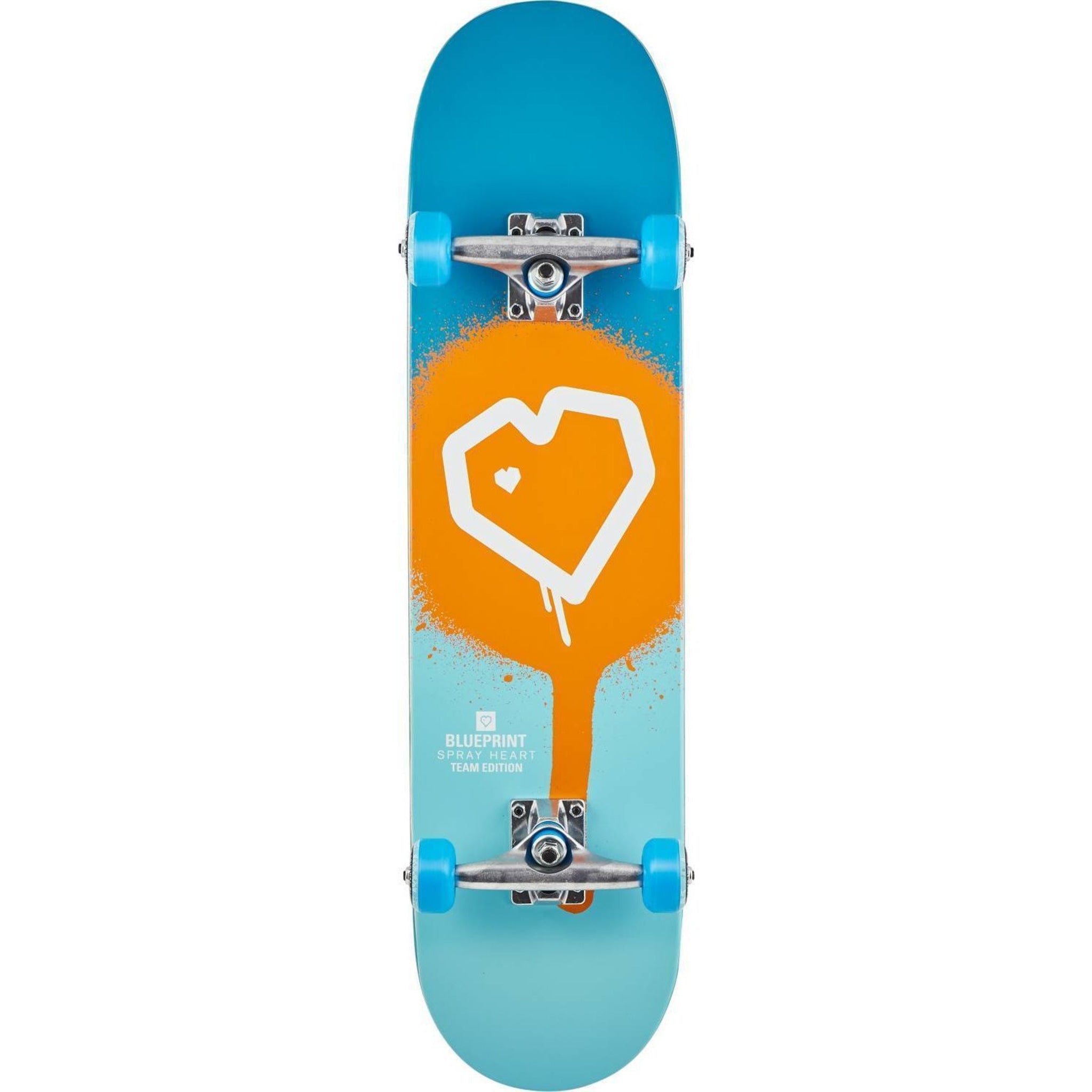 Blueprint Spray Heart Skateboard Komplettboard-ScootWorld.de