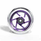 Striker Lux Spoked Clear PU 110MM Stunt Scooter Rolle - Clear/Purple-ScootWorld.de