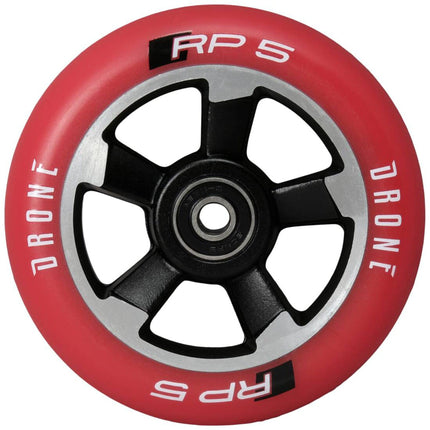 Drone RP5 Stunt Scooter Rolle - Black/Red-ScootWorld.de