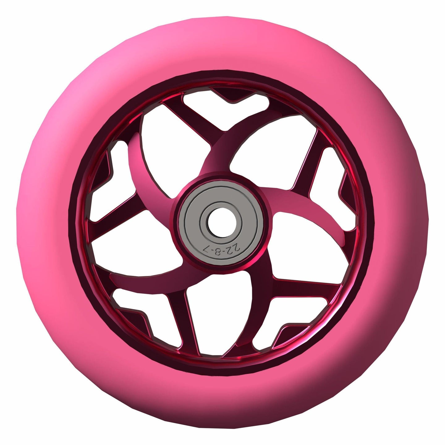 Striker Essence V3 Colorblast PU 110mm Stunt Scooter Rolle - Pink-ScootWorld.de