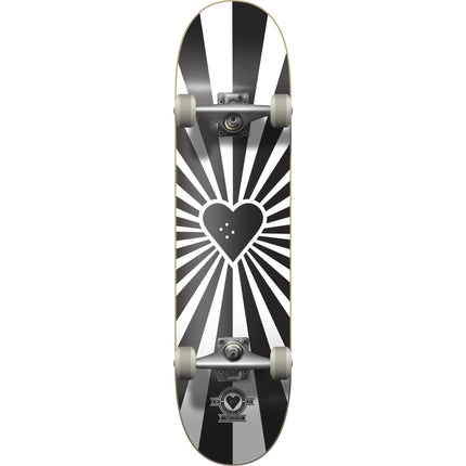 Heart Supply Burst Logo Skateboard - Black-ScootWorld.de