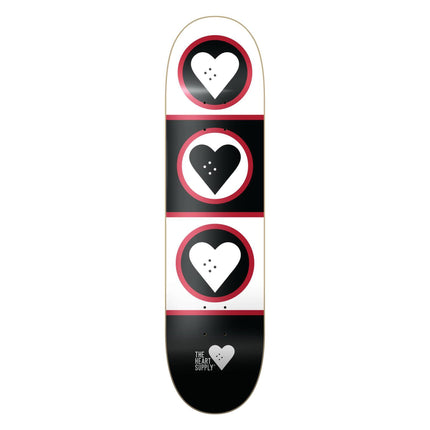 Heart Supply Squadron Skateboard Deck - Black/White-ScootWorld.de