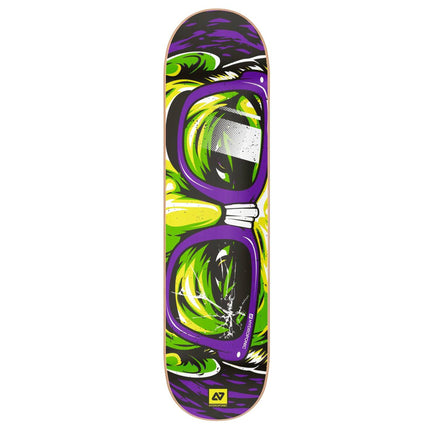 Hydroponic Glasses Skateboard Deck - Rectangular Purple-ScootWorld.de