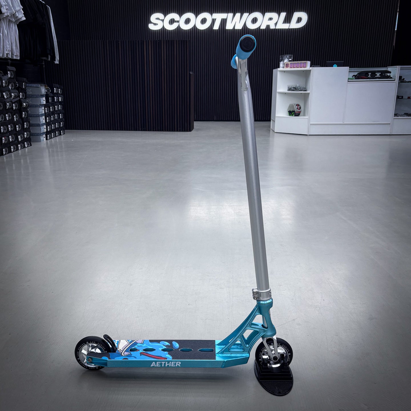 Striker Aether Teal/Silver Custom Build - Türkis/Silber-ScootWorld.de