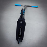 Striker Titan Bend Pande Custom Build - Black/Teal/Silver-ScootWorld.de