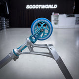 Striker Ethic 500mm Silver Teal Custom Build - Silver/Teal-ScootWorld.de