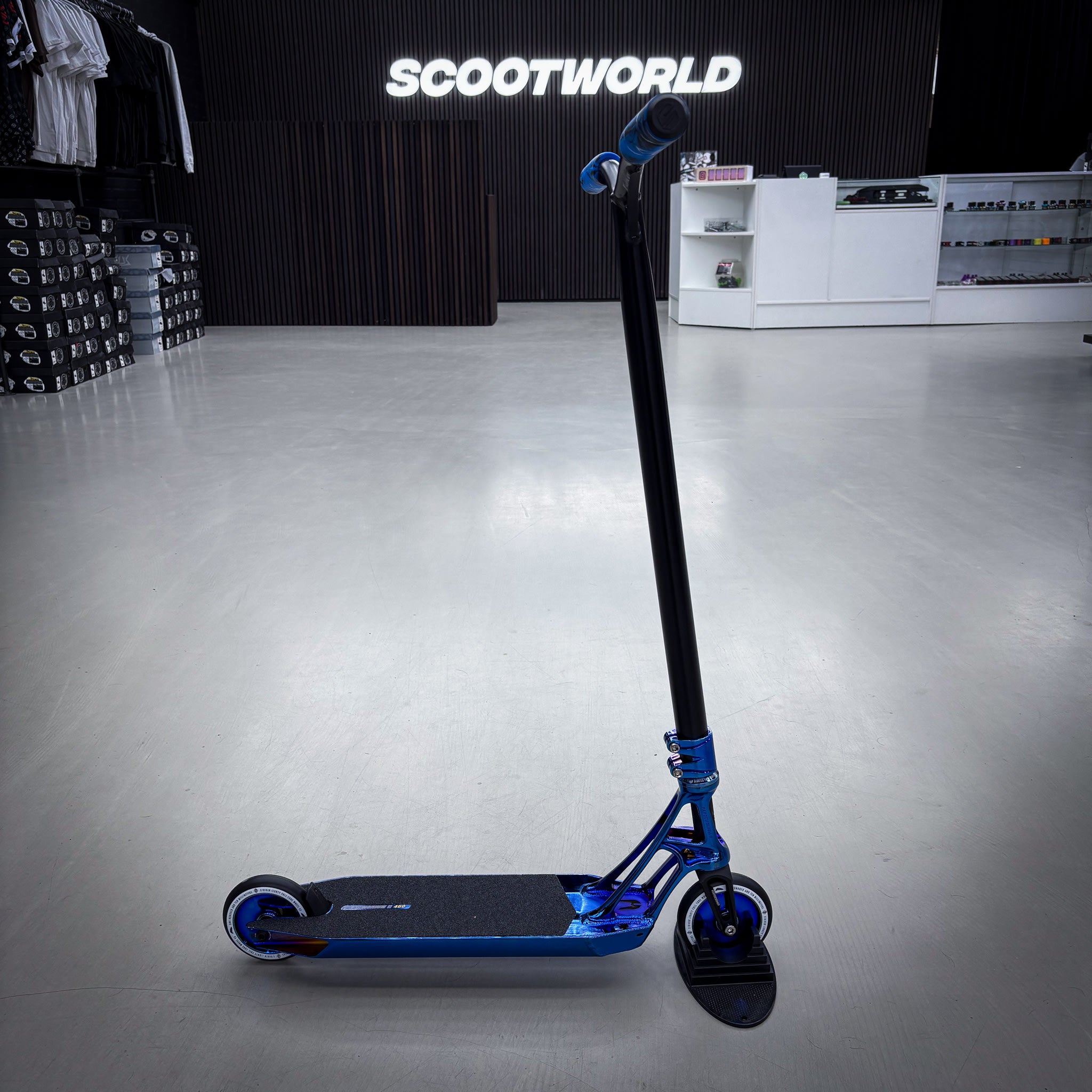 Striker Ethic Chrome Blue Custom Build - Blau/Schwarz-ScootWorld.de