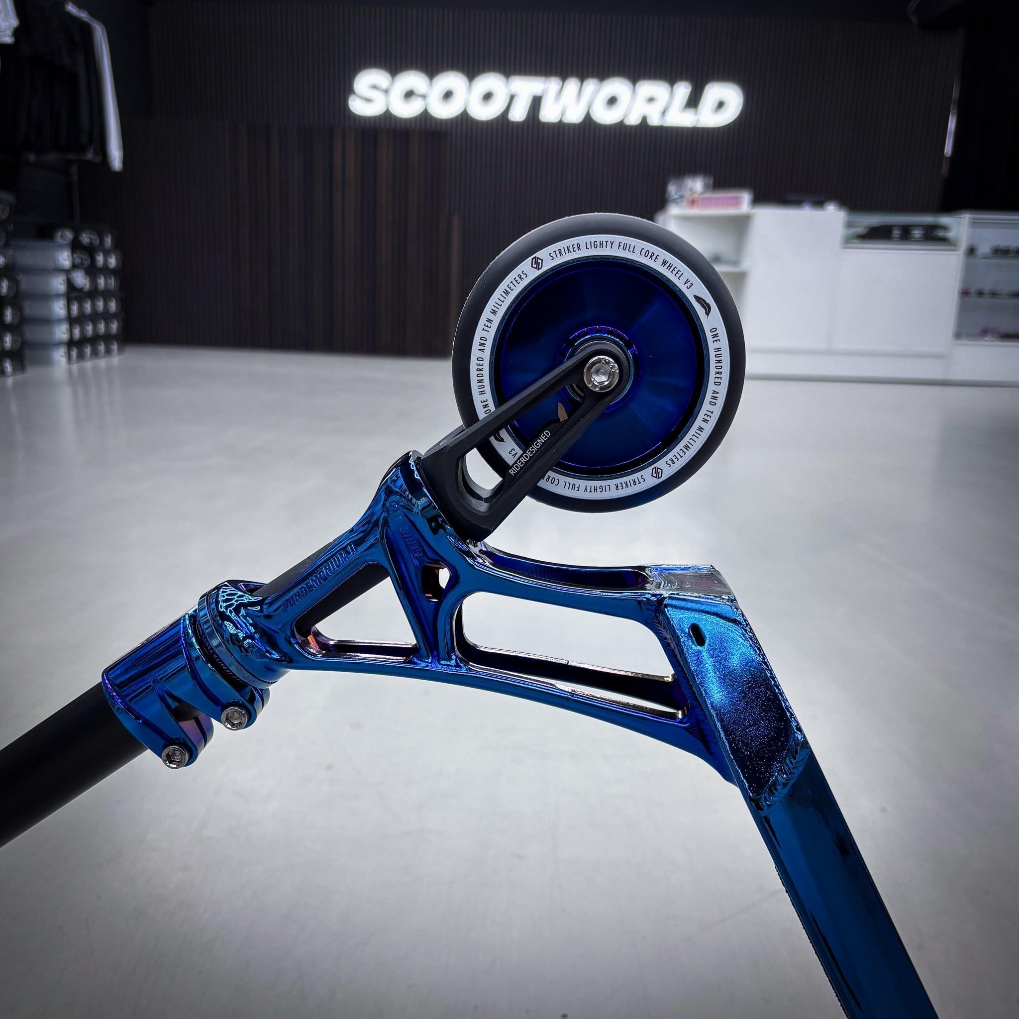 Striker Ethic Chrome Blue Custom Build - Blau/Schwarz-ScootWorld.de