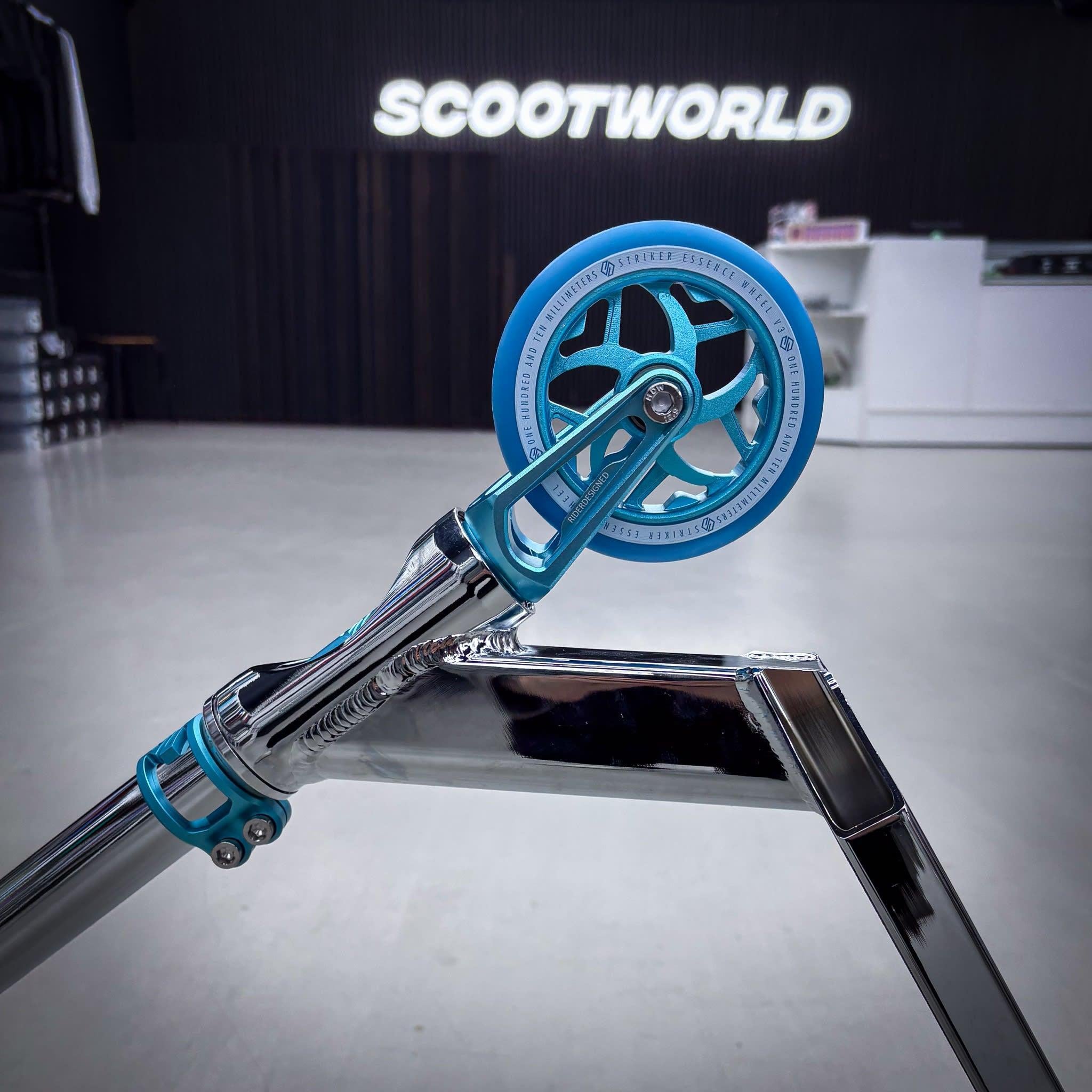 Striker Teal/Chrome Custom Build - Teal/Chrome-ScootWorld.de