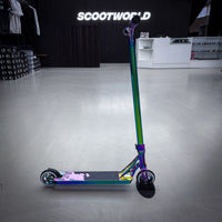 Striker Rainbow Custom Stunt Scooter - Rainbow/Purple-ScootWorld.de