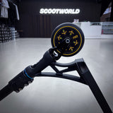 Striker Panda Custom Stunt Scooter - Schwarz/Blau-ScootWorld.de