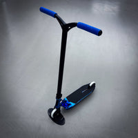 Striker Ethic Blue Chrome Custom Stunt Scooter - Blue Chrome/Black-ScootWorld.de
