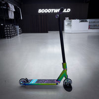 Striker Panda Rainbow Custom Stunt Scooter - Regenbogen/Schwarz-ScootWorld.de